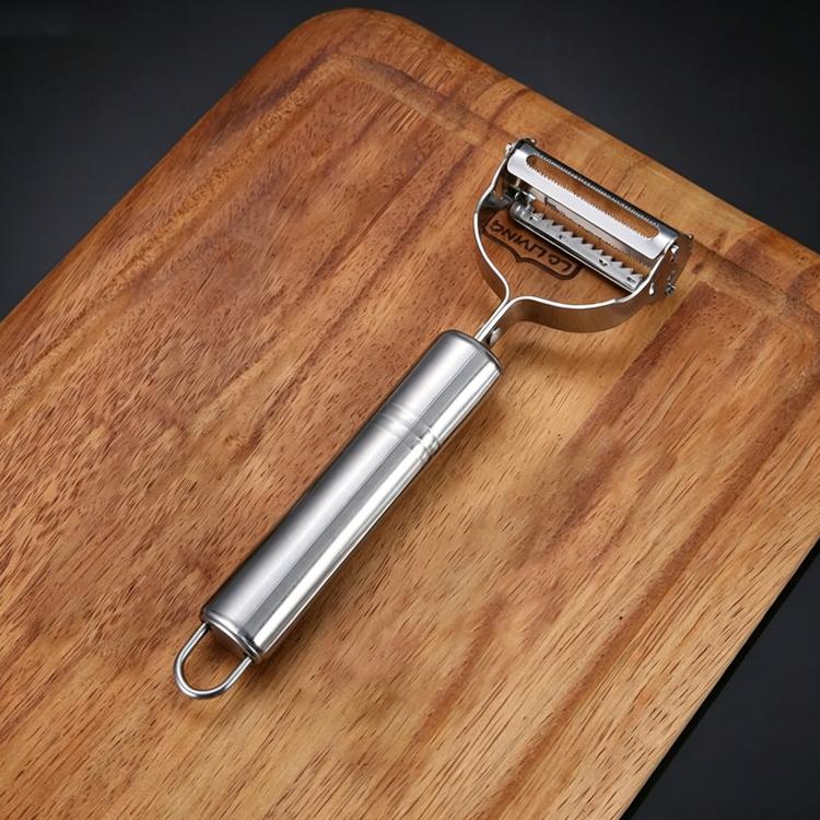 LsCook Stainless Steel Peeler & Grater, Spec: Single English Cardboard Packaged