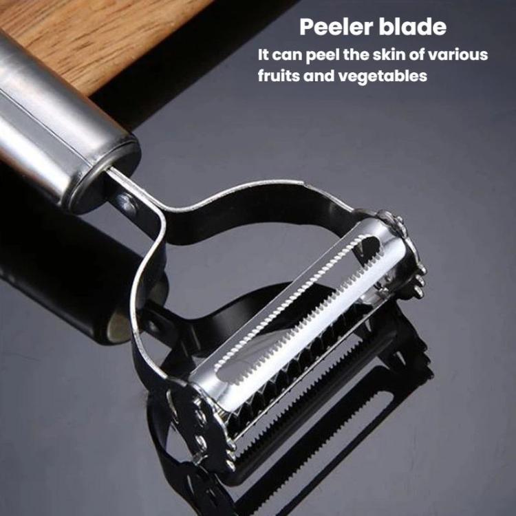 LsCook Stainless Steel Peeler & Grater, Spec: Single English Cardboard Packaged