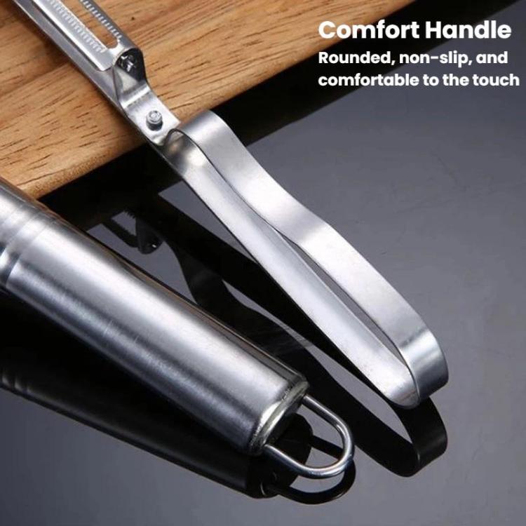 LsCook Stainless Steel Peeler & Grater, Spec: Single English Cardboard Packaged