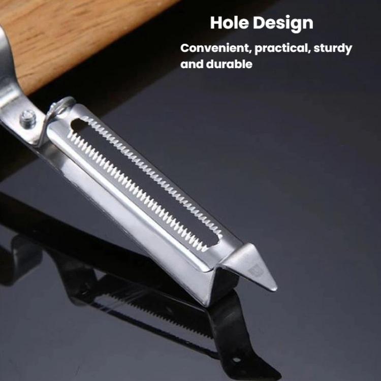 LsCook Stainless Steel Peeler & Grater, Spec: 2-Piece Set Card-packaged