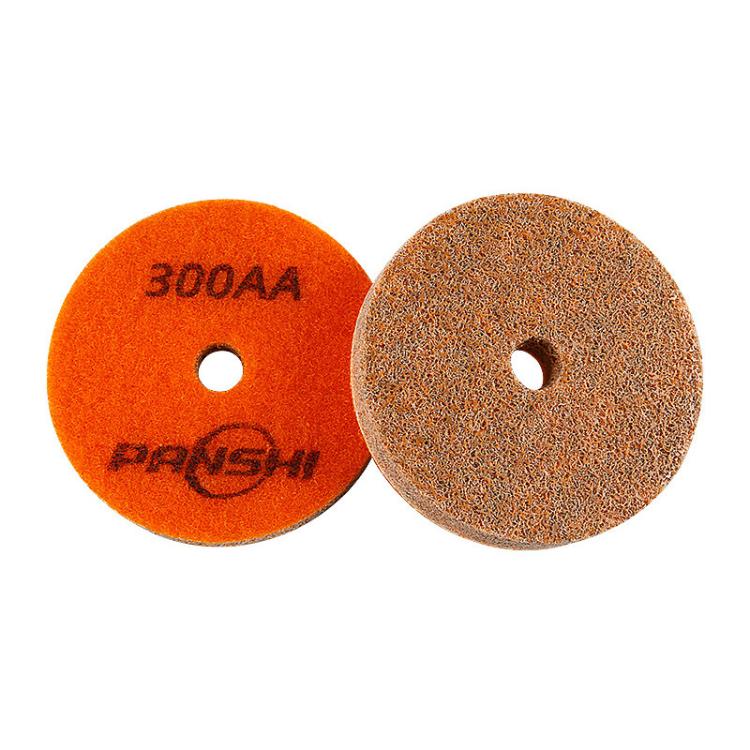 PANSHI Sponge Fiber Marble Wet Polishing Pad Thickened Stone Grinding Pad, Spec: 3 inch 80mm 300AA