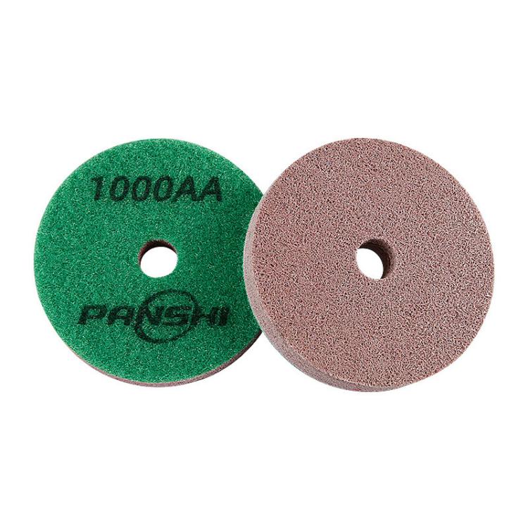 PANSHI Sponge Fiber Marble Wet Polishing Pad Thickened Stone Grinding Pad, Spec: 3 inch 80mm 1000AA