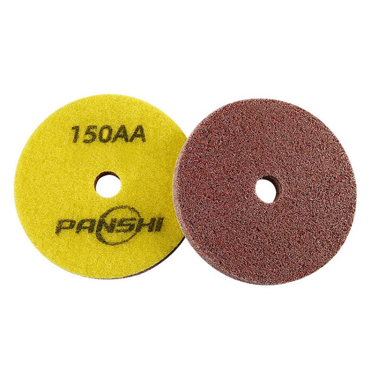 PANSHI Sponge Fiber Marble Wet Polishing Pad Thickened Stone Grinding Pad, Spec: 4 inch 100mm 150AA