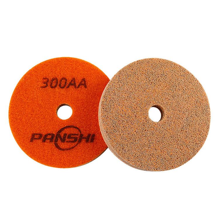 PANSHI Sponge Fiber Marble Wet Polishing Pad Thickened Stone Grinding Pad, Spec: 4 inch 100mm 300AA