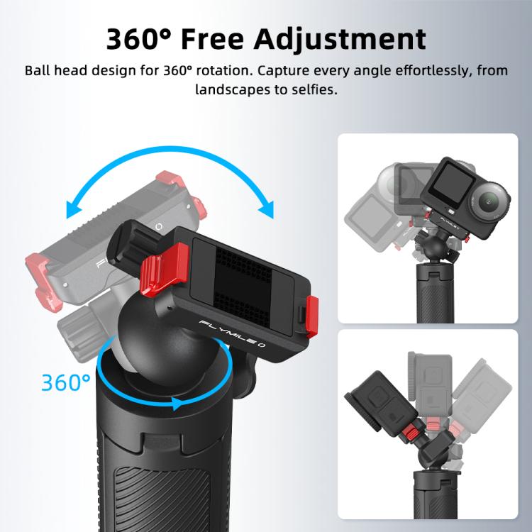 For DJI Flymile Rotary Quick-Release Tripod Extension Selfie Stick