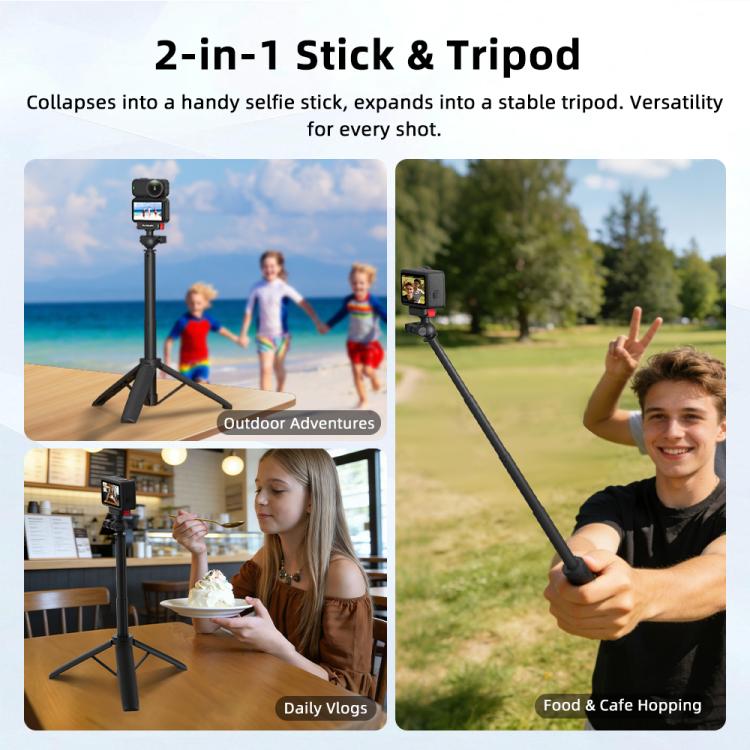 For DJI Flymile Rotary Quick-Release Tripod Extension Selfie Stick