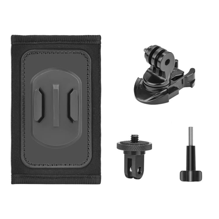 For DJI Osmo Pocket 3 / Action 6 / GoPro Backpack Shoulder Strap Bracket Clip - Black