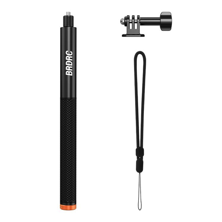 For DJI Osmo Pocket 3 / Action 6 / Insta360 X5 BRDRC Telescopic Extension Pole Selfie Stick - 1.6m