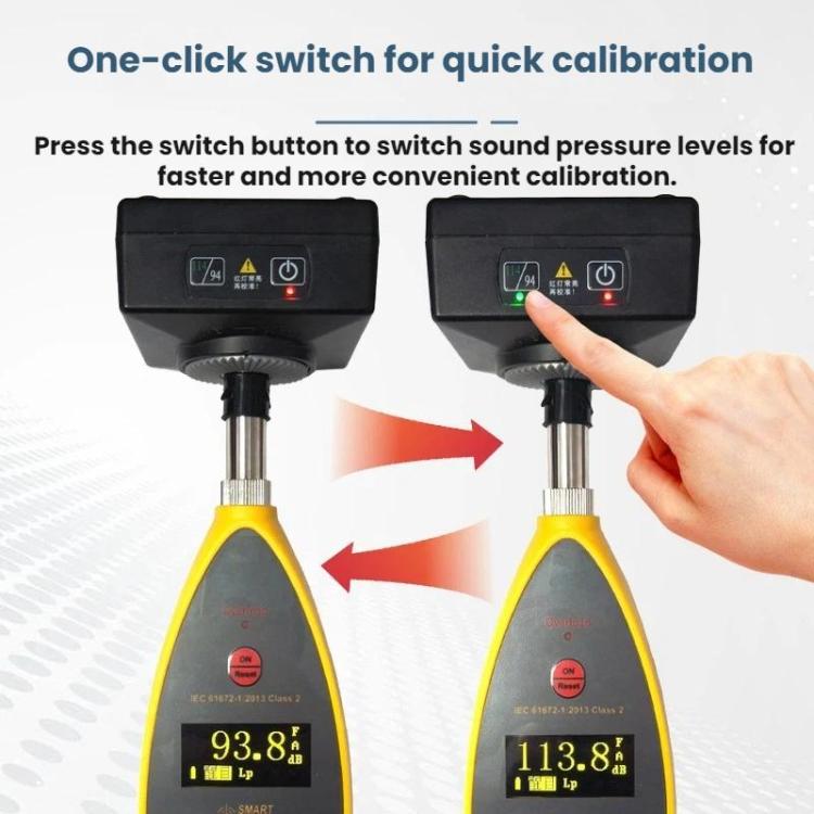 SMART SENSOR Class 1 Sound Source Tester For Sound Level And Noise Level - ST04A English