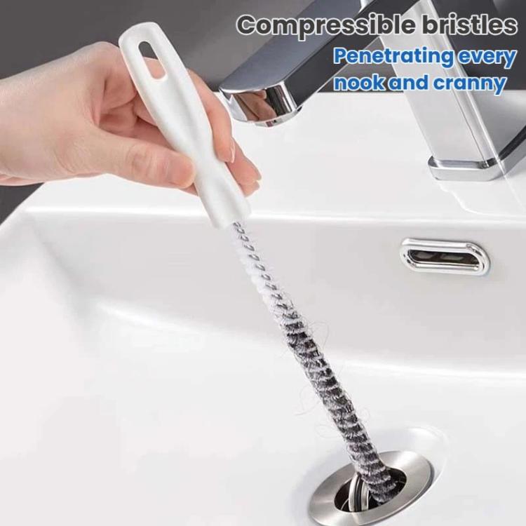 LsCook 60cm Pipe Cleaning Brush Drain Hair Removal Pipe Unclogging Tool - OPP Bag