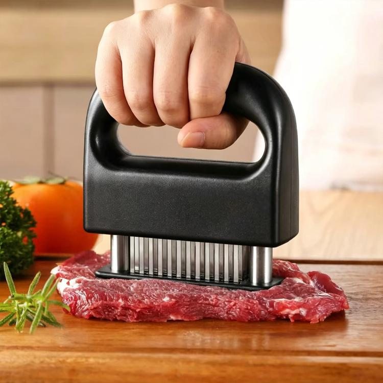 LsCook Handle Style 48 Pin Meat Tenderizer 430 Stainless Steel Tenderizing Pins - Color Box Packaging