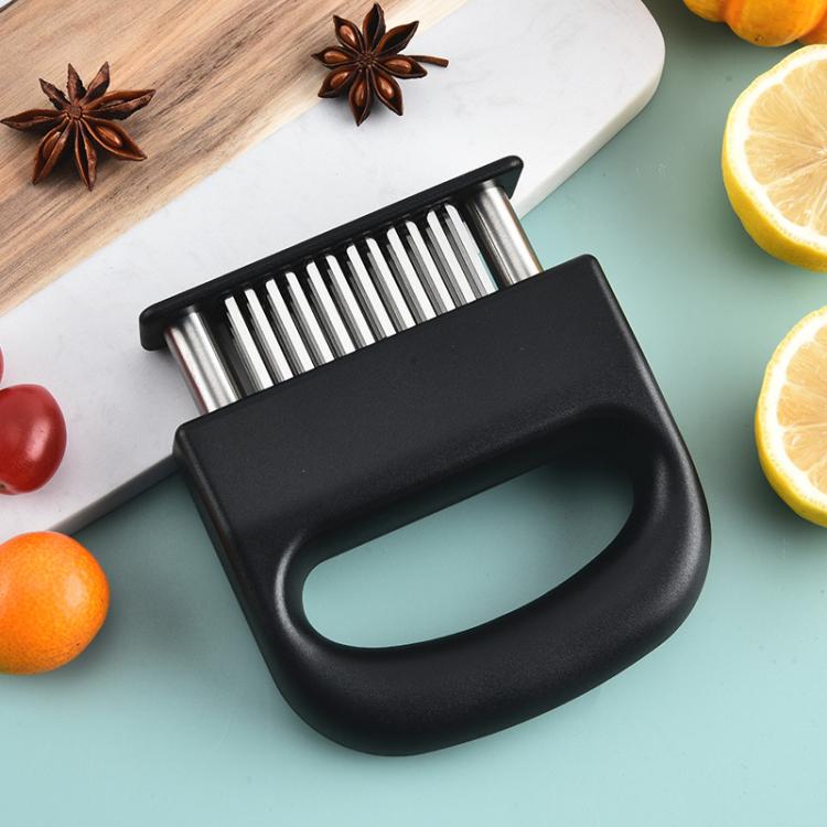 LsCook Handle Style 48 Pin Meat Tenderizer 430 Stainless Steel Tenderizing Pins - Color Box Packaging