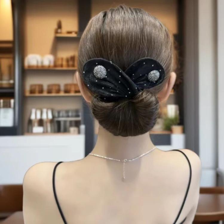 Twist Hair Clip Bowknot Hair Accessory for Easy Messy Bun & Updo, Lazy Girls Quick Hair Styling Tool