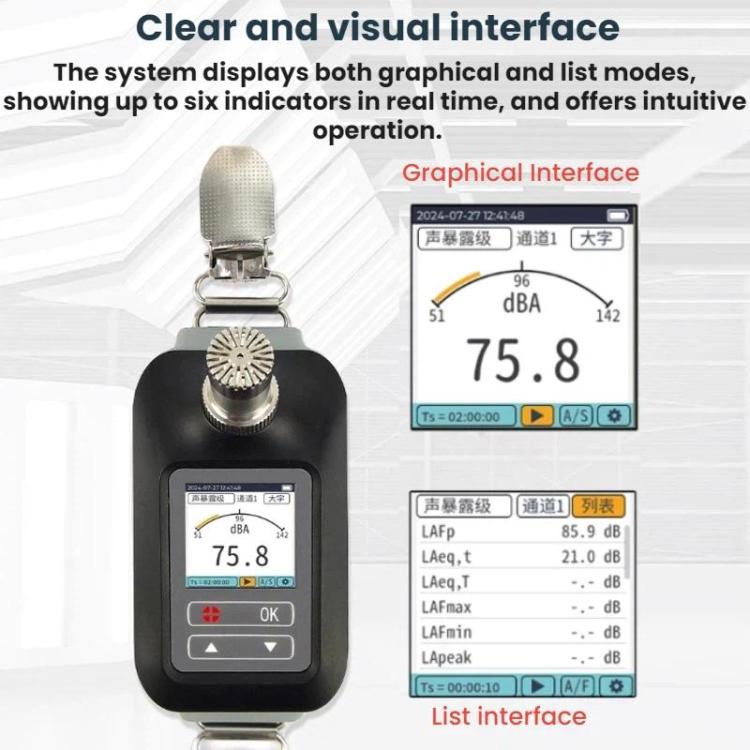 SMART SENSOR Level 2 Precision Integral Statistical Noise Tester - ST864 English