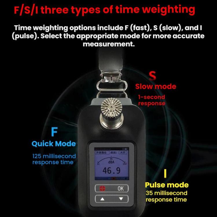 SMART SENSOR Level 2 Precision Integral Statistical Noise Tester - ST864 English
