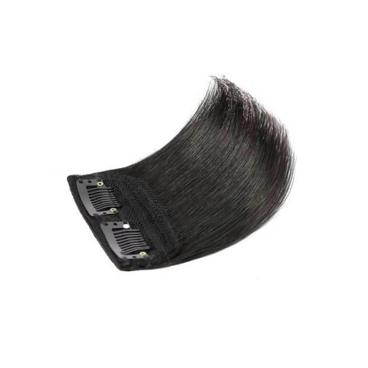 Seamless Hair Topper for Volume Invisible Mini Hair Extension Clip in Hairpieces for Women 10cm Brown Black