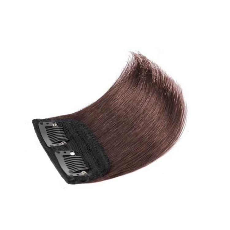 Seamless Hair Topper for Volume Invisible Mini Hair Extension Clip in Hairpieces for Women 10cm Deep Brown