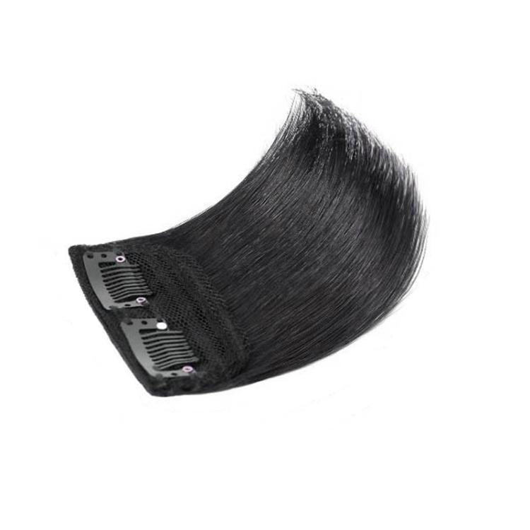 Seamless Hair Topper for Volume Invisible Mini Hair Extension Clip in Hairpieces for Women 20cm Natural Black