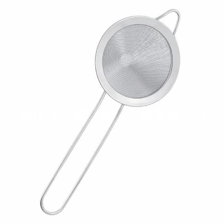 LsCook 8.5cm Stainless Steel Strainer Pointed-Handle Oil Strainer - Silver