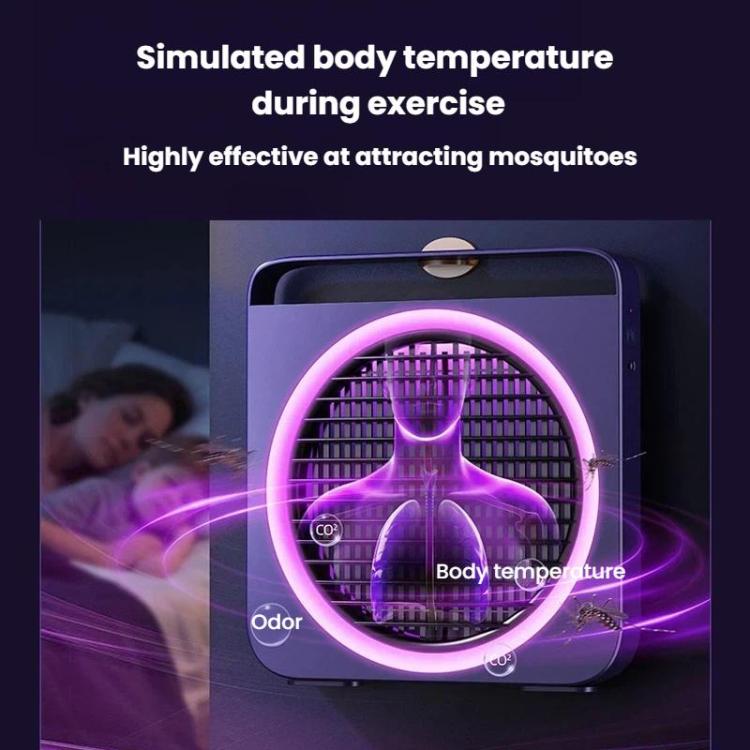 M1 Home Use Quiet Electric Mosquito Killer Outdoor Mosquito Attractor, Catcher, Repeller, Spec: Rechargeable Blue
