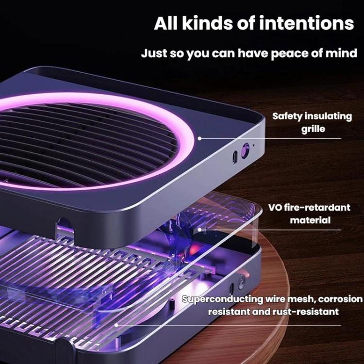 M1 Home Use Quiet Electric Mosquito Killer Outdoor Mosquito Attractor, Catcher, Repeller, Spec: Plug-in White