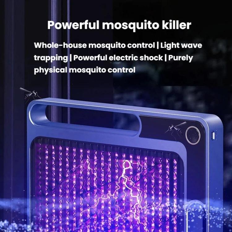 BD888 Home Use Silent Electric Mosquito Killer Ultraviolet Mosquito Trap, Mosquito Killer, Repellent, Spec: Rechargeable White