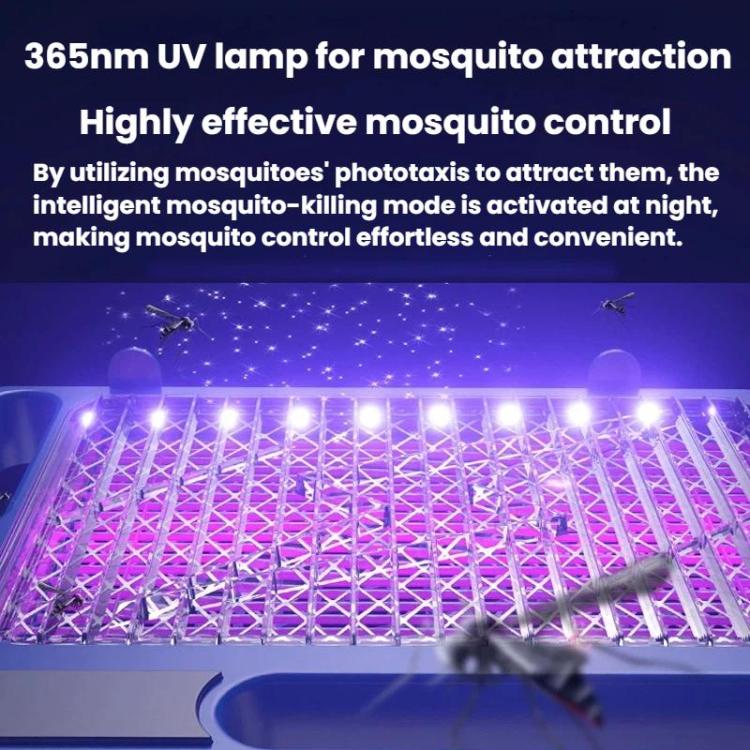 BD888 Home Use Silent Electric Mosquito Killer Ultraviolet Mosquito Trap, Mosquito Killer, Repellent, Spec: Plug-in Blue