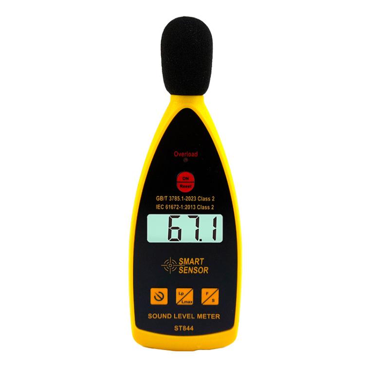 SMART SENSOR High-Precision Decibels Sound Noise Level Tester - ST844 English
