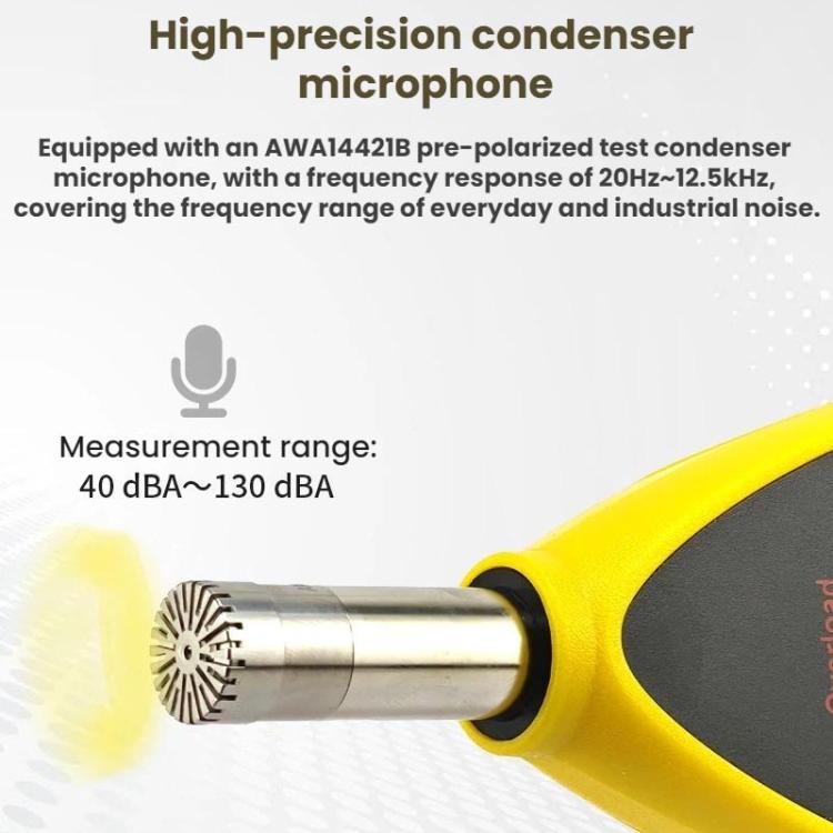SMART SENSOR High-Precision Decibels Sound Noise Level Tester - ST844 English