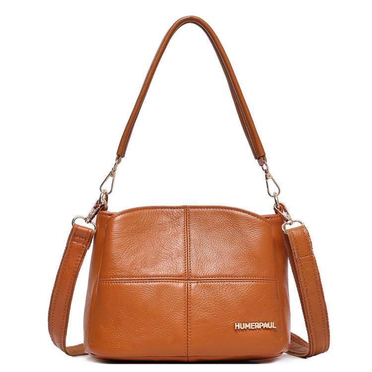 HUMERPAUL WB202 Women Leather Shoulder Bag Large Capacity Crossbody Bag