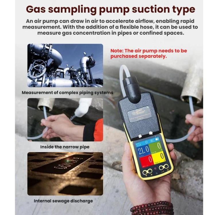 SMART SENSOR 4 In 1 Explosion-Proof Space Gas Detector - AS8900A English