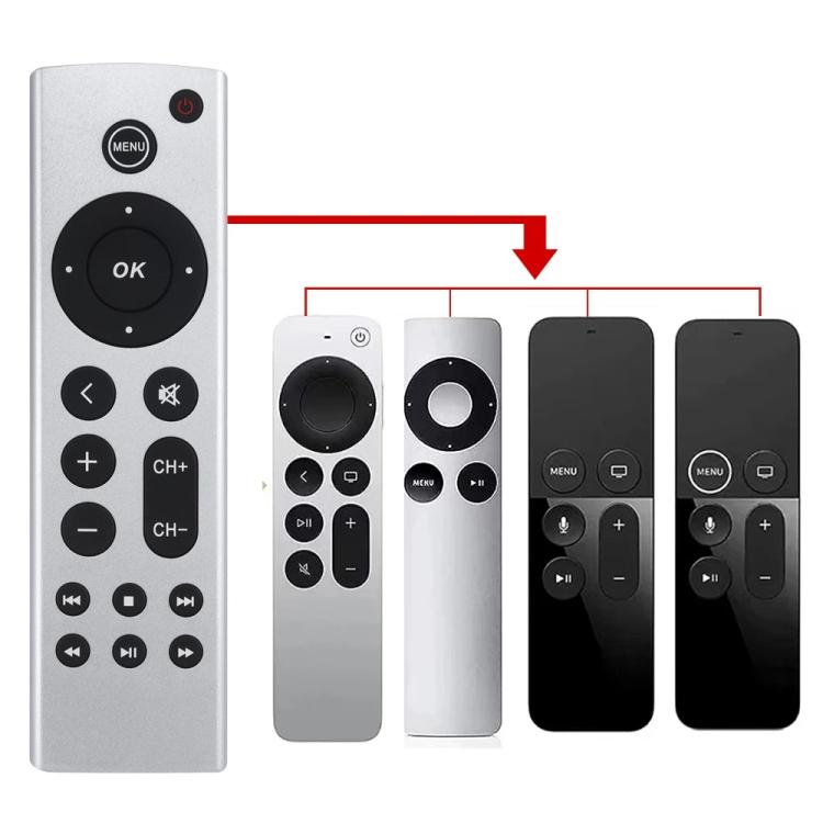 Remote Control For All Apple TV Models Compatible With Apple TV 4K/HD/Gen 2/3/4/5/6/7 Replacement Remote