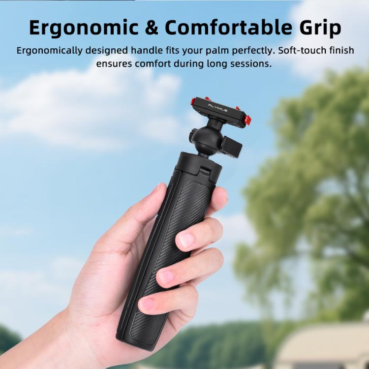 For Insta360 Ace Pro 1 / 2 / ACE / X5 Flymile Quick-Release Selfie Extension Tripod - Black