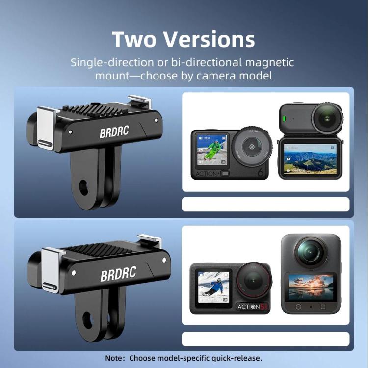 BRDRC For DJI Magnetic Quick-Release Base Two-Claw Stand Extension Accessory