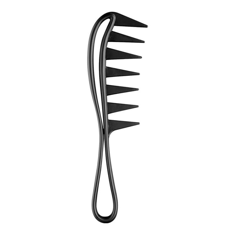 Wide Tooth Hair Comb For Men Retro Texture Slicked-Back Hair Style Tool For Pompadour & Quiff
