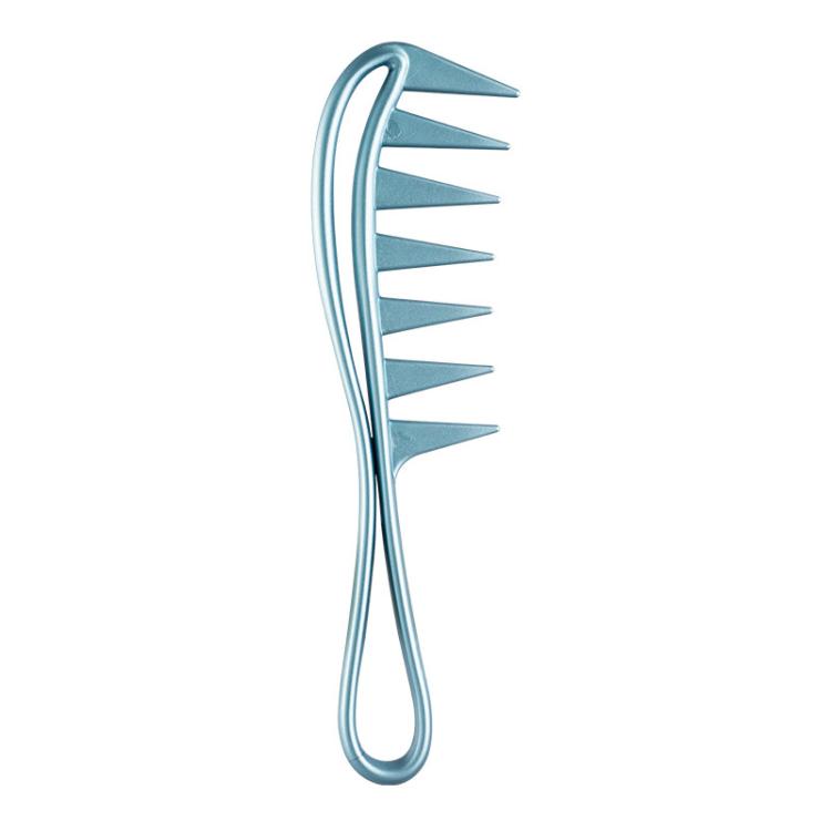 Wide Tooth Hair Comb For Men Retro Texture Slicked-Back Hair Style Tool For Pompadour & Quiff