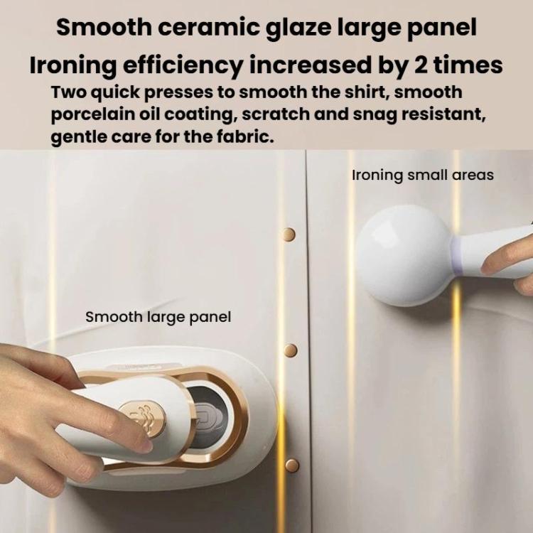 YD-05 Handheld Household Steam Iron Portable Foldable 2 In 1 Wet & Dry Garment Steamer UK Plug