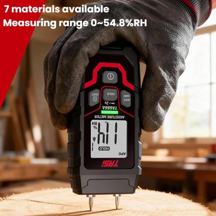 TASI TA666A Wood Moisture Meter Rapid Moisture Content Tester