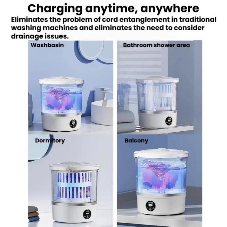 P-2 Mini Desktop Washing Machine For Underwear & Panties Portable Socks Washing Cup, Spec: With Bucket
