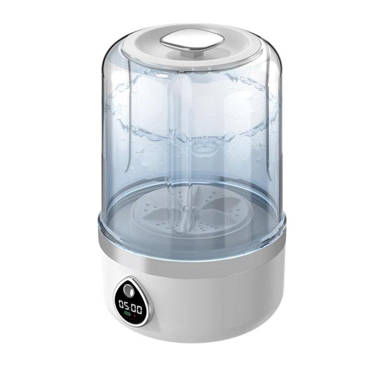 F1 1.5L Mini Underwear Desktop Washing Machine Portable Two-Speed Digital Display Washing Machine, Spec: Plug-in White