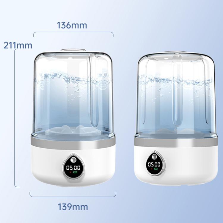 F1 1.5L Mini Underwear Desktop Washing Machine Portable Two-Speed Digital Display Washing Machine, Spec: Plug-in Khaki