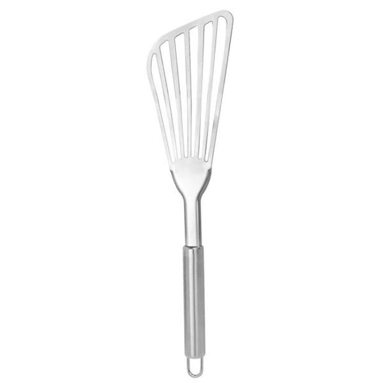 LsCook Household Stainless Steel Steak Fish Spatula Multi-Functional Slanted Strainer Spatula, Size: 32.5 x 8cm