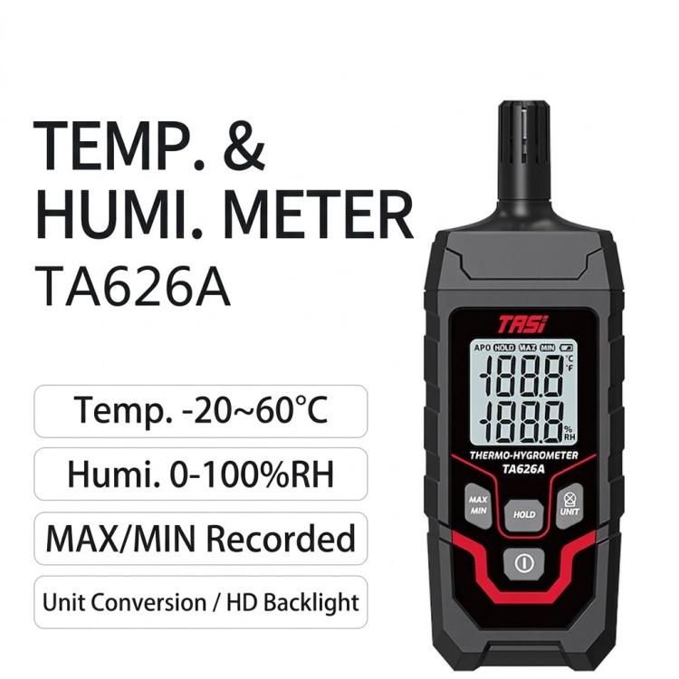 TASI TA626A High Precision Digital Temperature Humidity Meter Environmental Temperature Meter