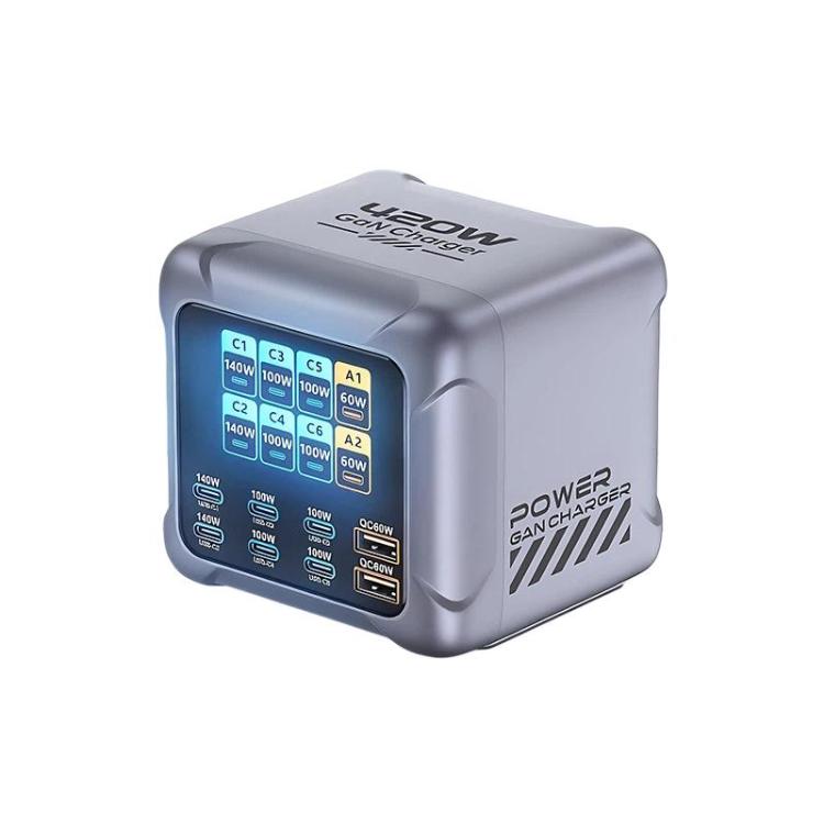 420W GaN Super Fast Charging Multi-Port Charger - Kor Plug