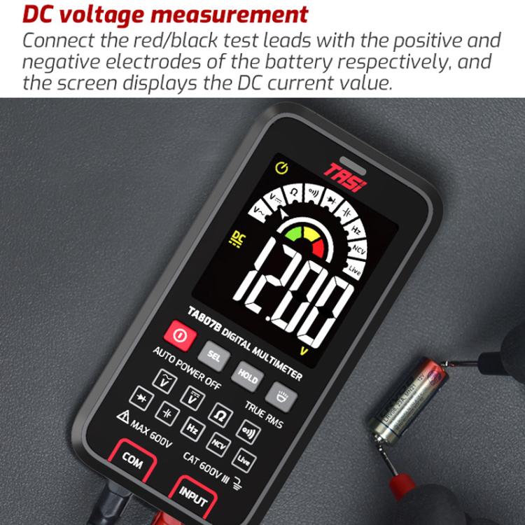 TASI TA807A Digital Fully Automatic Smart Burn-Proof Multifunction Large-Screen Multimeter Voltage Resistance Frequency Tester