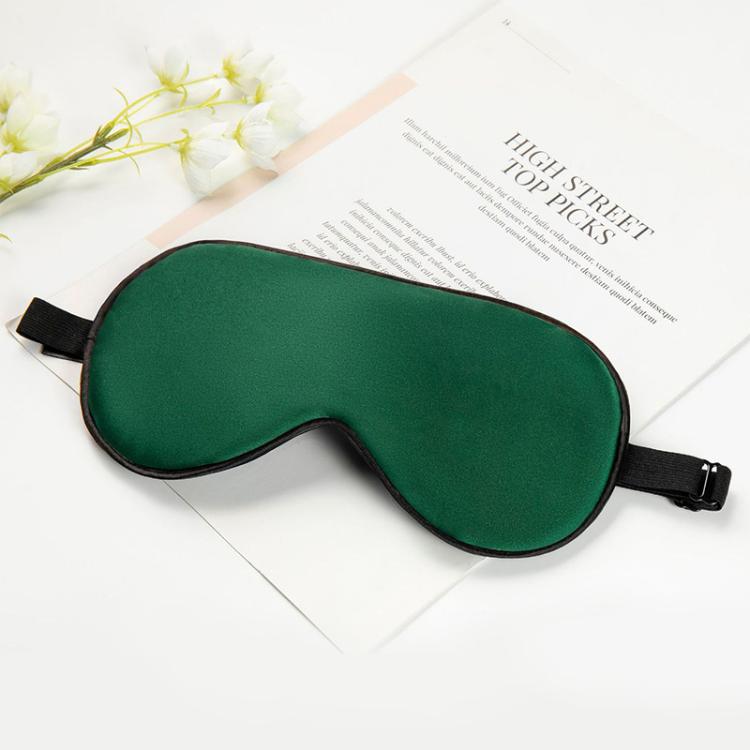 Silk Sleep Mask with Adjustable Buckle & Latex Strap Light Blocking Eye Mask