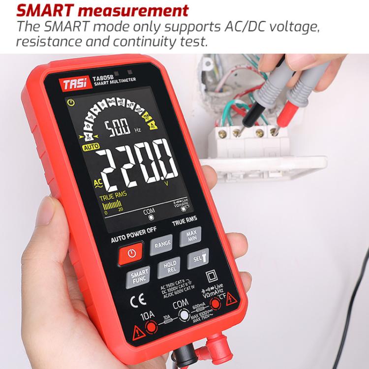 TASI TA805A Battery-powered Large Screen Digital Fully Automatic Smart Multimeter