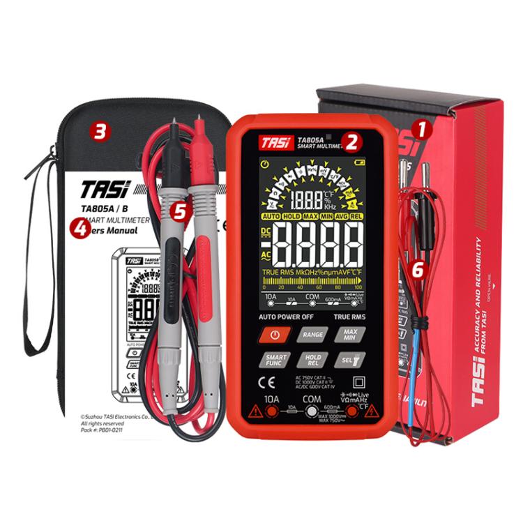 TASI TA805A Battery-powered Large Screen Digital Fully Automatic Smart Multimeter