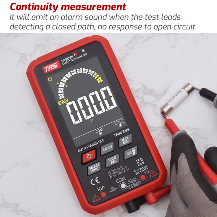 TASI TA805B Rechargeable Large Screen Digital Fully Automatic Smart Multimeter
