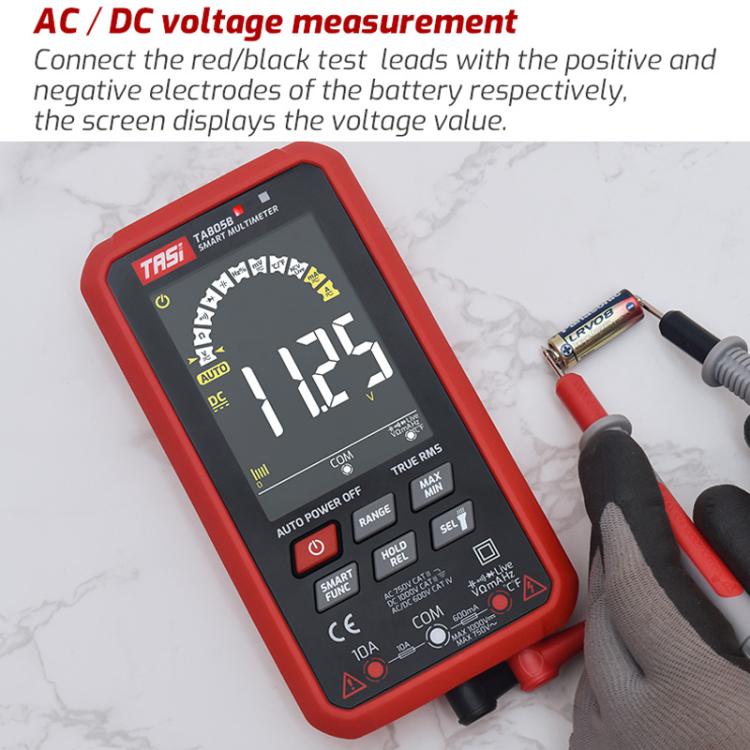 TASI TA805B Rechargeable Large Screen Digital Fully Automatic Smart Multimeter